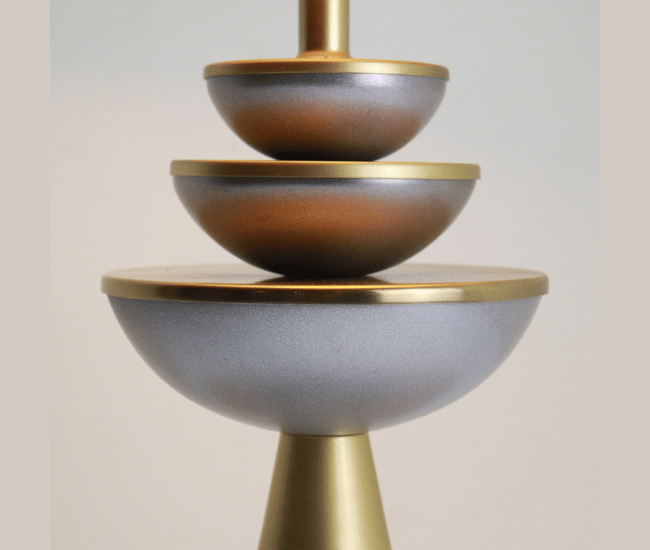 Art Deco Sci-Fi Fountain Lamp – Retro