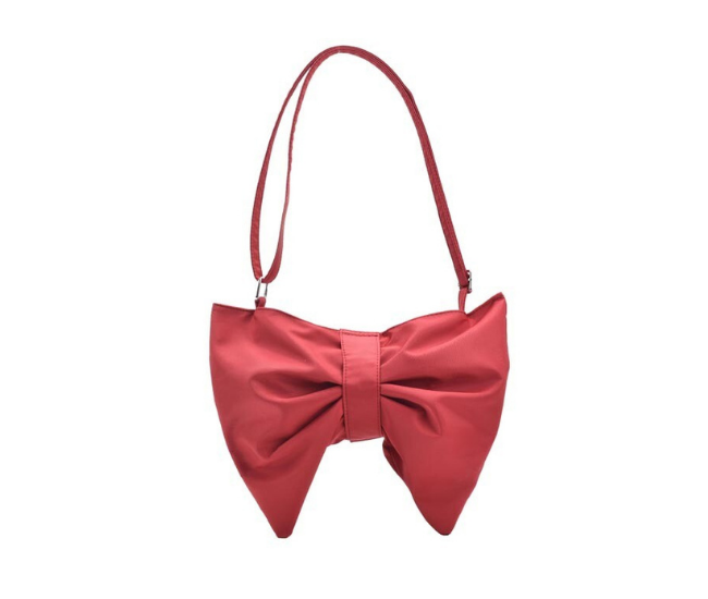 Traffic Stopper Bow Shoulder Tote