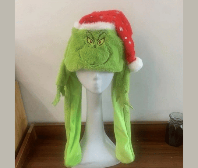 Unhinged Grinch Floppy-Arms Hat