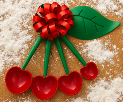 Cherry-Shape Measuring Spoons + Egg Separator