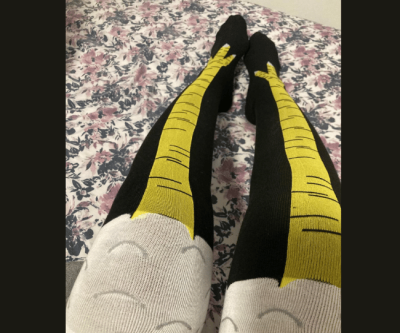 Chicken-Leg Knee-High Socks