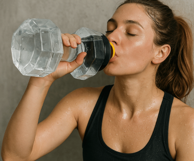 Dumbbell Shape Water Bottle 