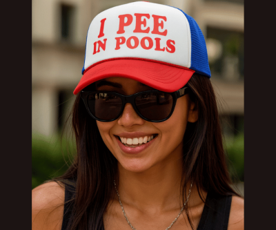 I Pee In Pools Trucker Hat