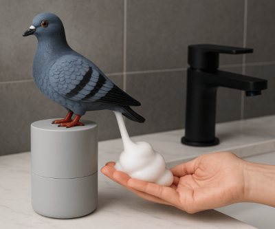 Pigeon Poop Soap Dispenser