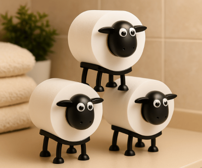 Sheep Toilet Roll Holder 