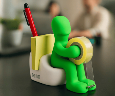 Sitting-on-the-loo - Tape Dispenser 